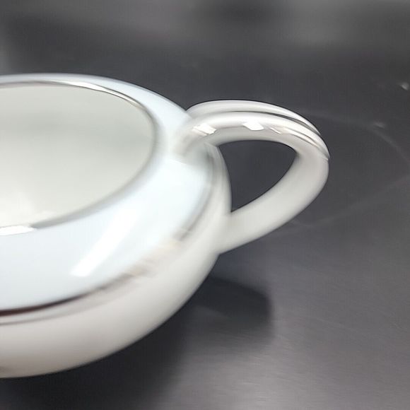 Vintage Noritake China BLUEBELL #5558 Creamer set platinum Japan - Picture 6 of 10